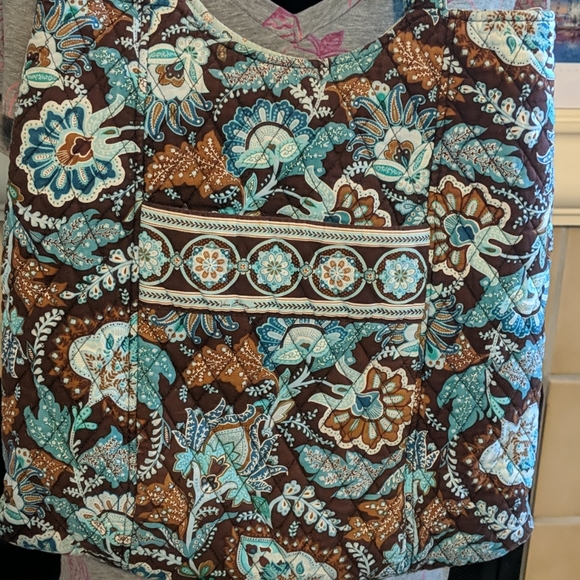 Vera Bradley Java Blue retired pattern - Picture 4 of 16